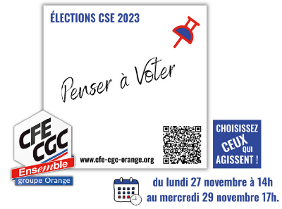 Elections CSE 2023 Vote Pratique Second Tour Professionnelles CSE